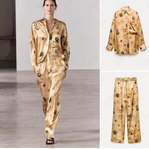 ZARA 100% SILK CO-ORD SETS ZW COLLECTION